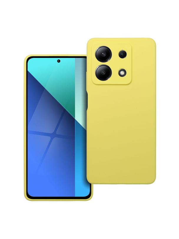 Futerał SILICONE 2mm do XIAOMI REDMI NOTE 13 5G żółty