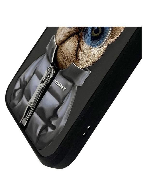 NIMMY futerał COOL&CUTE 2.0 Dog do IPHONE 15 Pro czarny