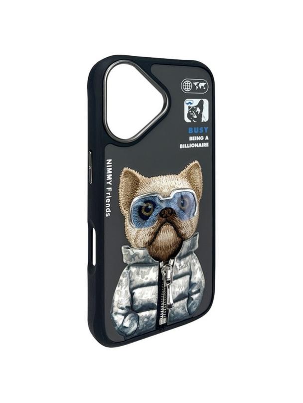 NIMMY futerał COOL&CUTE 2.0 Dog do IPHONE 16 czarny