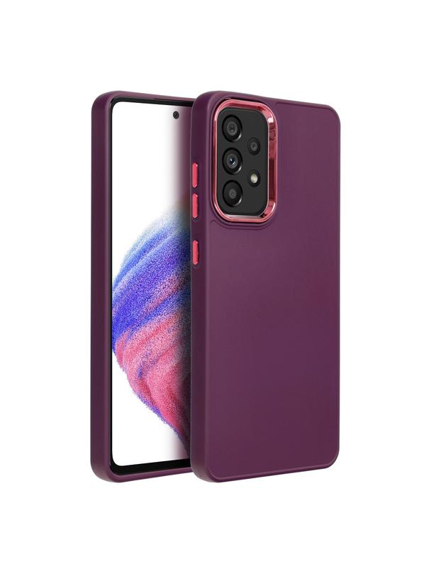 Futerał FRAME do SAMSUNG A52 5G / A52 LTE ( 4G ) / A52s 5G fioletowy