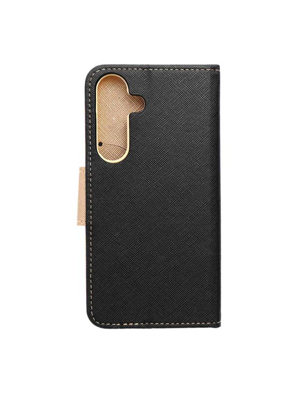 Kabura FANCY Book do SAMSUNG S25 czarno złoty