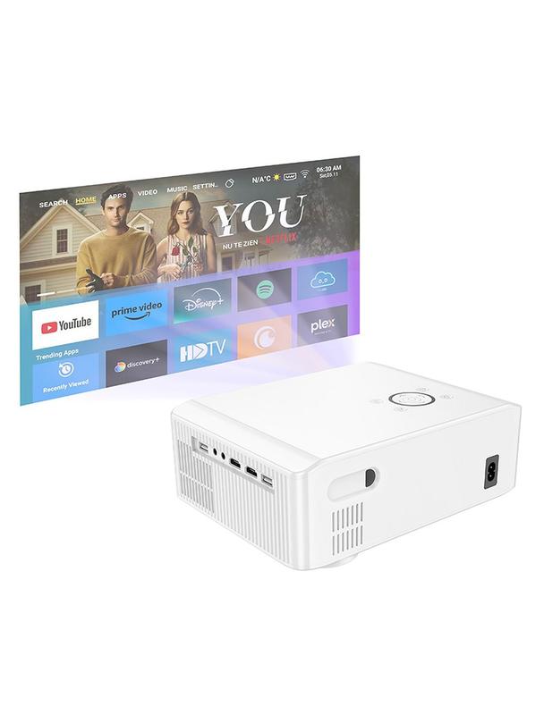 Projektor Full HD Hoco z systemem Android Wi-Fi Bluetooth 1080P DT3 biały