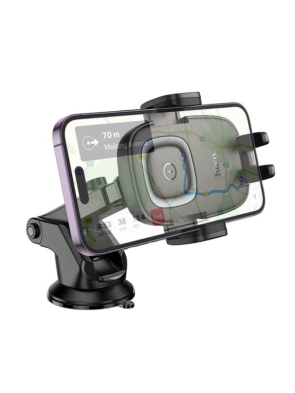 Uchwyt na telefon do samochodu indukcyjny Hoco 15W do deski HW32 czarny