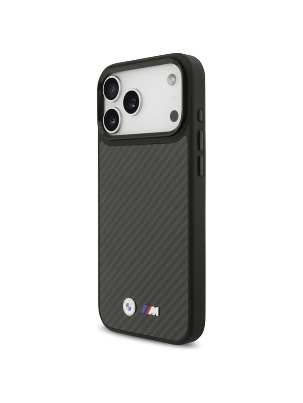 BMW futerał do IPHONE 17 Pro Max kompatybilny z MagSafe BMHMP17X24CFMMK (Kevlar Matt) black