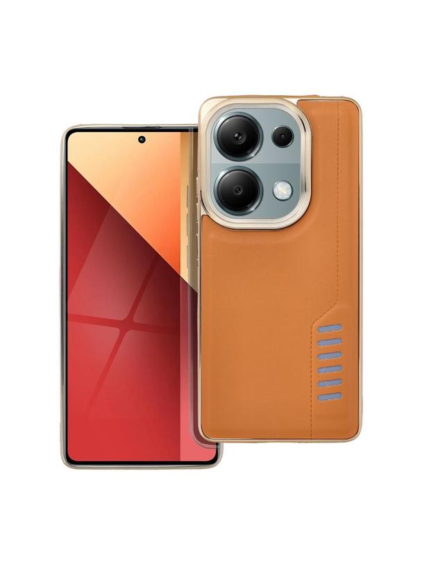 Futerał MILANO do XIAOMI Redmi Note 13 Pro 4G / POCO M6 Pro 4G brązowy