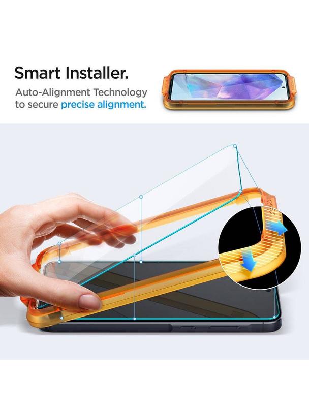 SPIGEN szkło hartowane ALM GLAS.TR 2-pack do SAMSUNG A55 5G clear