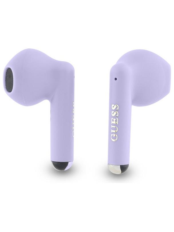 GUESS słuchawki bezprzewodowe bluetooth TWS GUTWSJ14ESGU (Printed Classic Logo) fioletowe