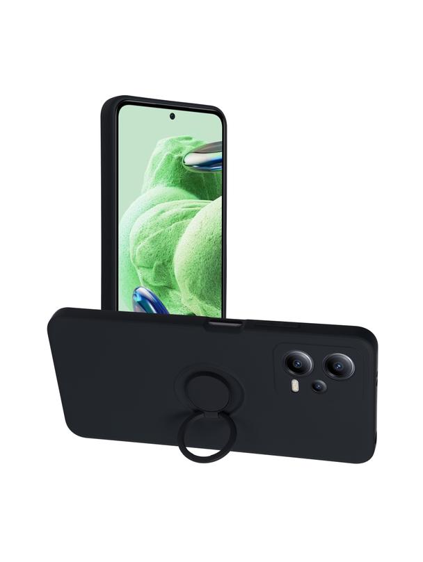 Futerał SILICONE RING do XIAOMI Redmi Note 12 5G czarny