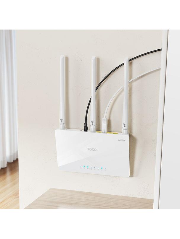 Router bezprzewodowy Hoco WiFi4 HI30 biały