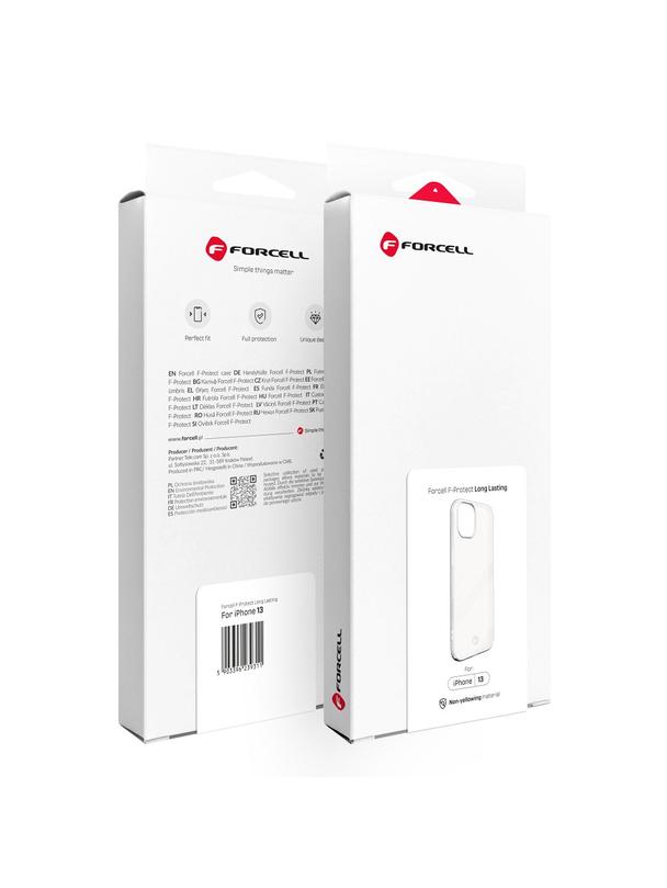 Etui na iPhone 13 Forcell F-Protect Long Lasting transparentne