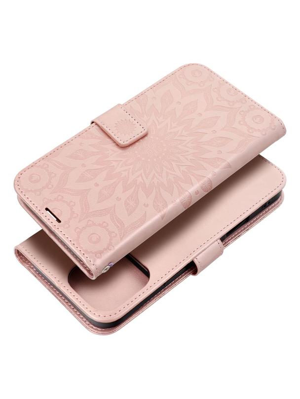 Kabura MEZZO Book do IPHONE 16 Pro Max mandala złoty róż