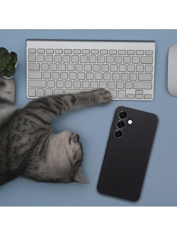 Futerał SILICONE 2mm do MOTOROLA E15 czarny