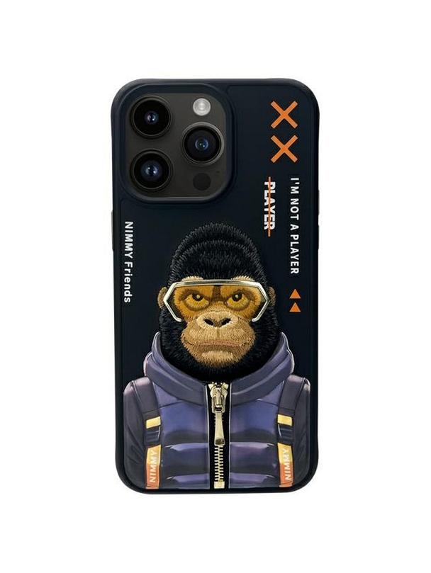 NIMMY futerał COOL&CUTE 2.0 Monkey do IPHONE 15 Pro czarny