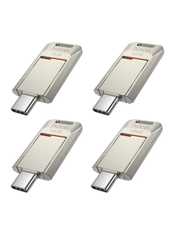 Pendrive 64GB USB 3.0 (USB C) Hoco UD17 nikiel