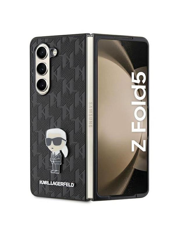 KARL LAGERFELD futerał do SAMSUNG Z Fold 5 KLHCZFD5SAPKINPK (Saffiano Mono IK PIN) czarny