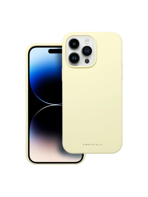 ROAR futerał CLOUD SKIN do IPHONE 14 Pro Max Jasnożółty