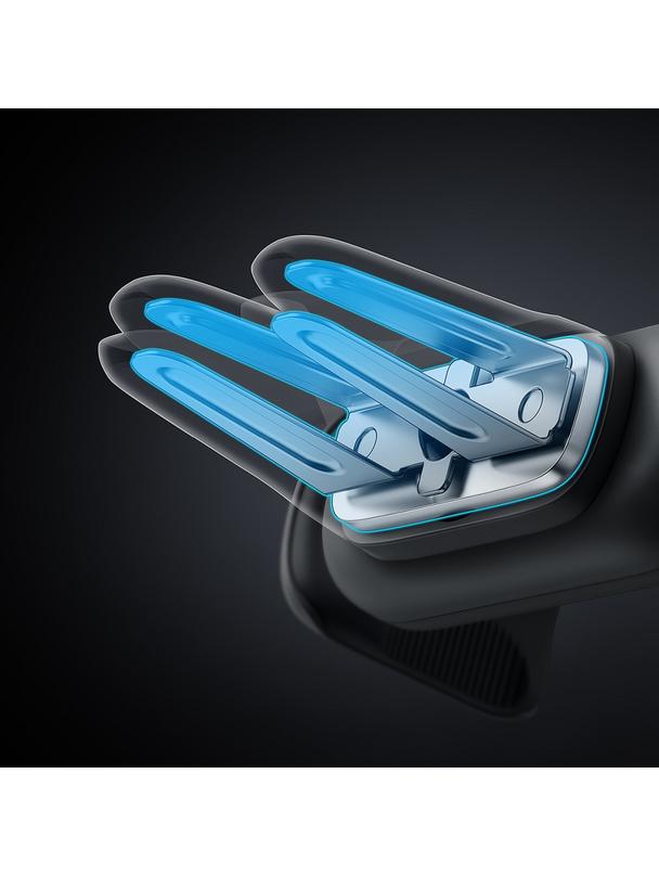 BASEUS uchwyt samochodowy do kratki z podwójnym mocowaniem SUGP000001 czarny