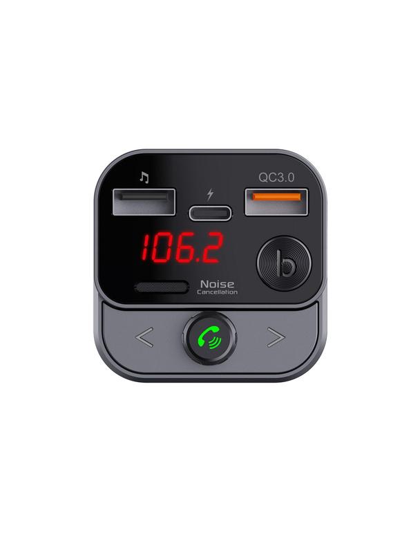 Transmiter samochodowy bluetooth Blue Star AutoStream QC3.0 30W BT84B czarny