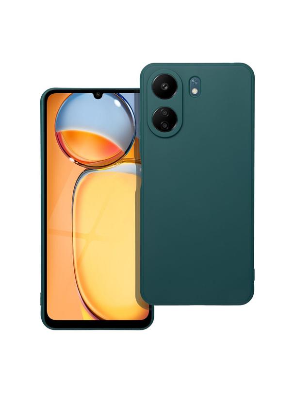 Futerał MATT do XIAOMI Redmi 13C / POCO C65 ciemnozielony