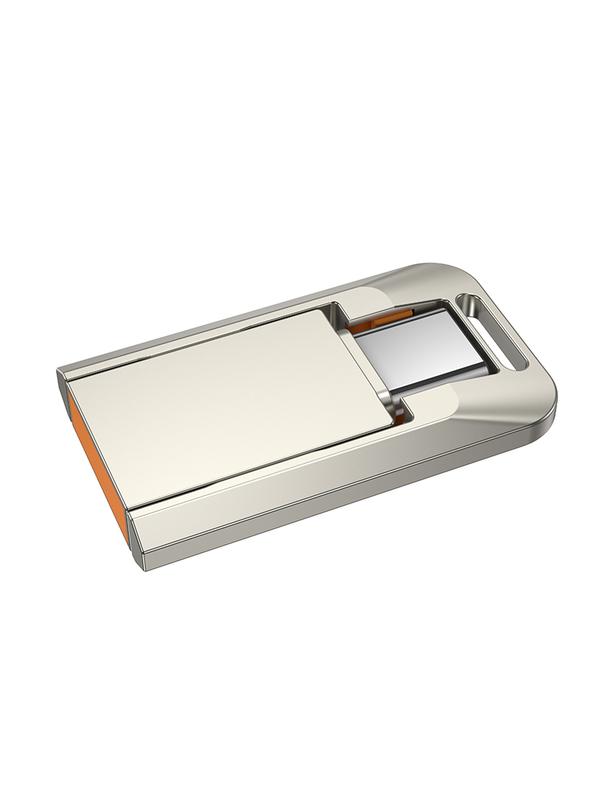 Pendrive 16GB USB 3.0 (USB C) Hoco UD17 nikiel