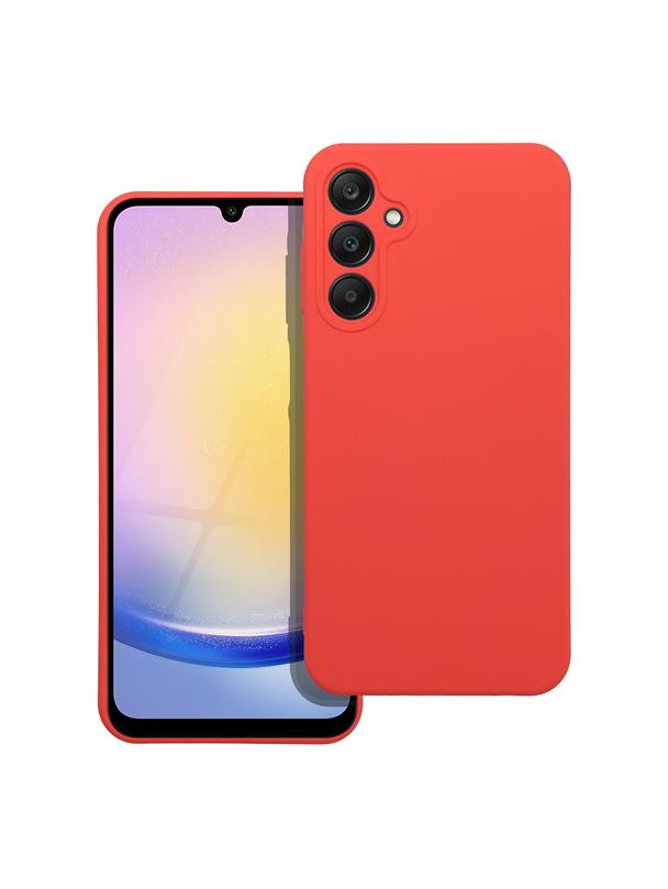 Futerał SILICONE do SAMSUNG A25 5G brzoskwiniowy