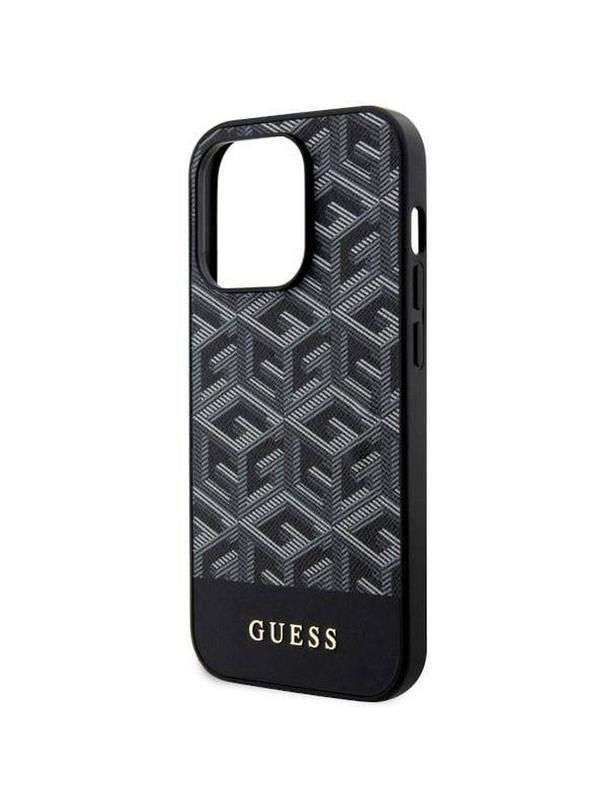 GUESS futerał do IPHONE 14 Pro GUHMP14LHGCFSEK (MAG GCUBE) czarny