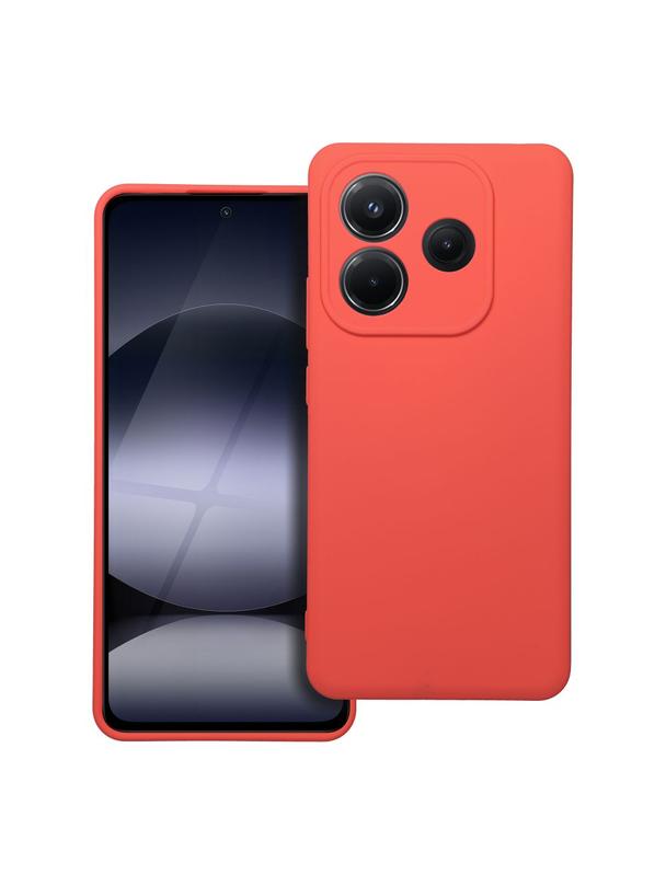 Futerał SILICONE do XIAOMI Redmi Note 14 5G brzoskwiniowy