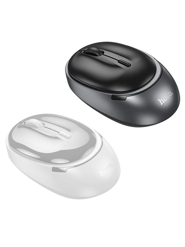 Myszka bezprzewodowa Hoco 2,4G 1600 dpi GM34 szaro biała
