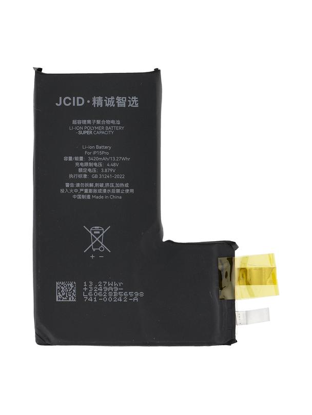 JCID Bateria bez BMS do iPhone 15 Pro (zwiększona pojemność)
