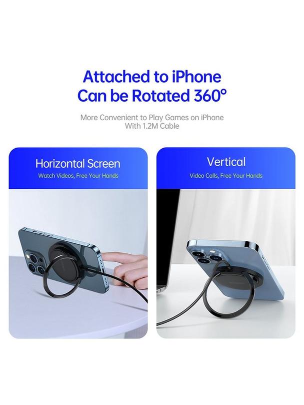 DUZZONA W1 - ładowarka indukcyjna kompatybilna z MagSafe 15W czarna