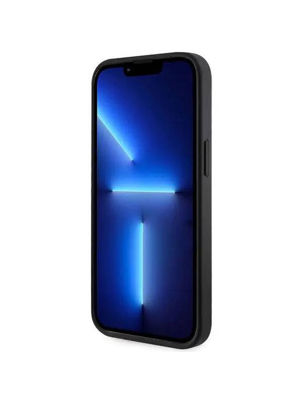 GUESS futerał do IPHONE 14 kompatybilny z MagSafe GUHMP14SP4RPSK (4G Printed Stripes) czarny