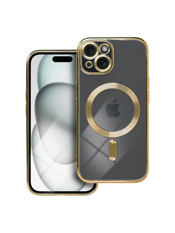 Futerał ELECTRO MAG COVER kompatybilny z MagSafe do IPHONE 15 złoty