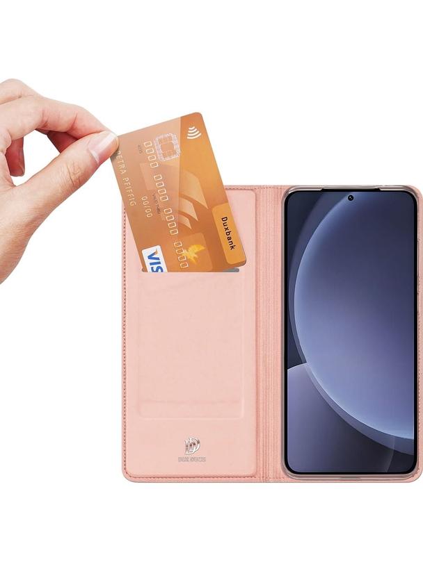 DUX DUCIS kabura SKIN PRO do SAMSUNG S25 różowa