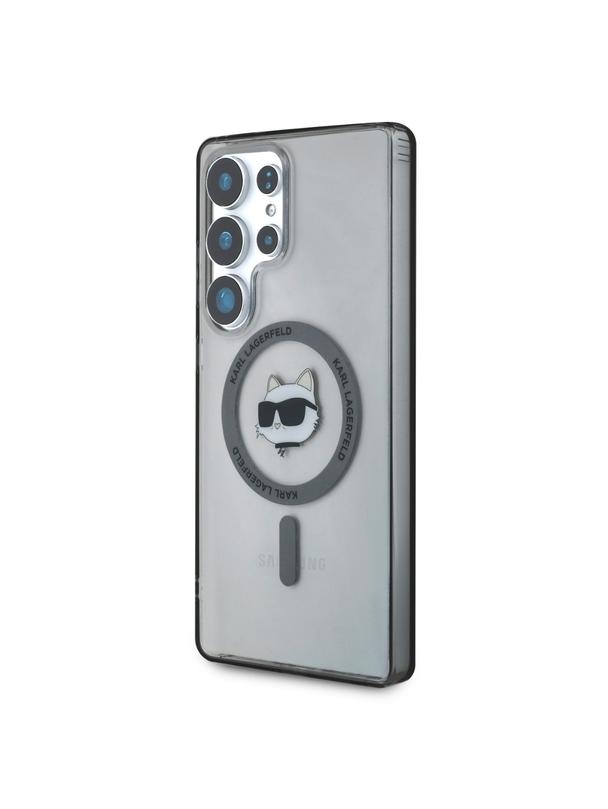 KARL LAGERFELD futerał do SAMSUNG S25 Ultra KLHMS25LHLSCHK (Magnetic IML Metal Choupette Head) czarny