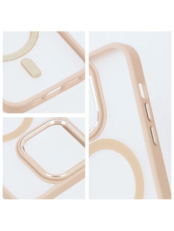 Futerał MATTE MAG COVER kompatybilny z MagSafe do IPHONE 16 różowy