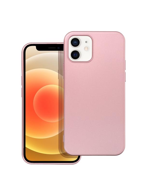 Futerał METALLIC do IPHONE 12 / 12 Pro różowy