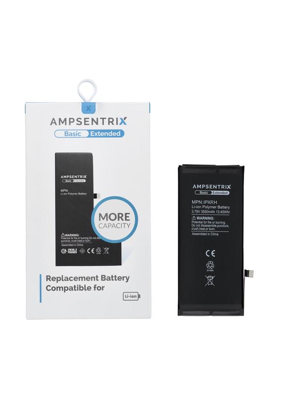 AmpSentrix Basic bateria do iPhone XR (zwiększona pojemność 3550 mAh)