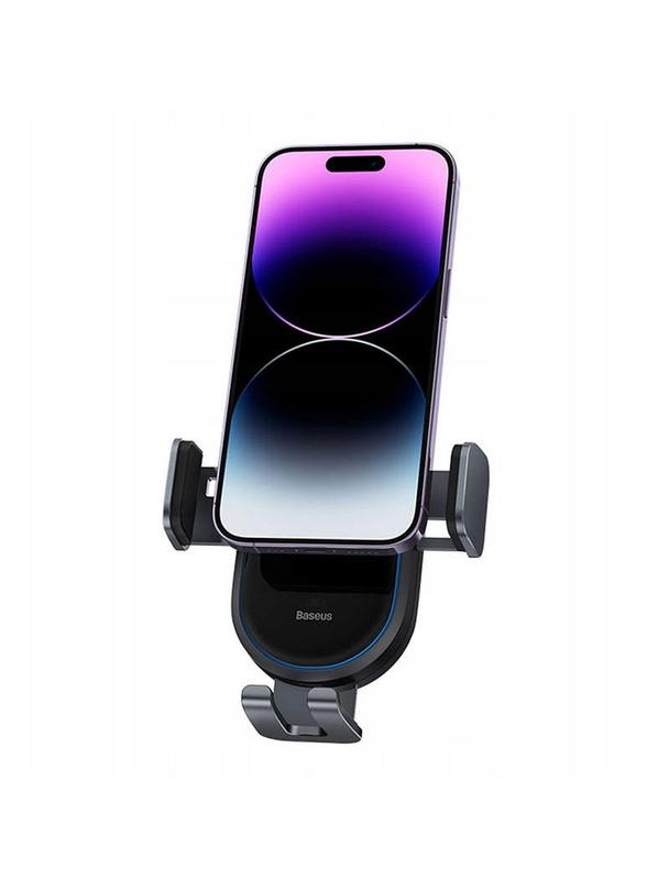 BASEUS uchwyt samochodowy indukcyjny automatyczny do kratki kompatybilny z MagSafe 15W BS-CM020 czarny