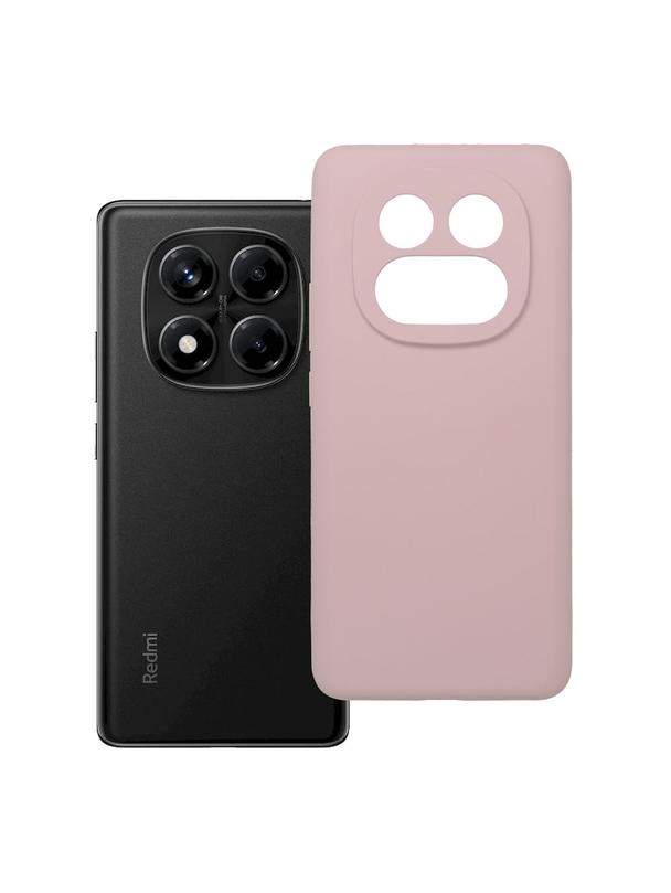Futerał SILICONE 2mm do XIAOMI REDMI NOTE 14 Pro 4G pudrowy róż