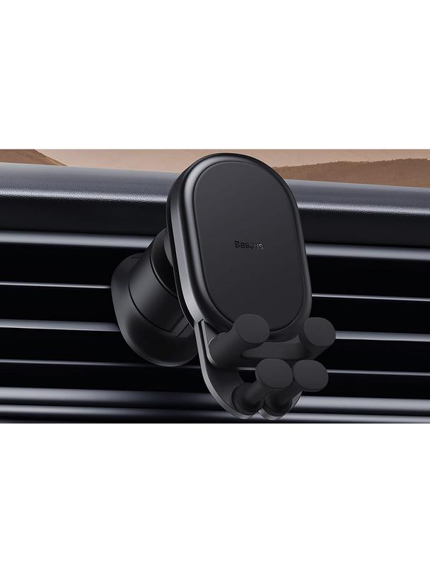 BASEUS uchwyt samochodowy indukcyjny do kratki 15W SUWX030001 czarny