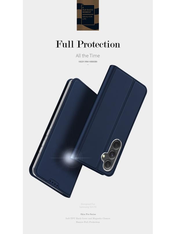 DUX DUCIS kabura SKIN PRO do SAMSUNG S23 FE niebieska
