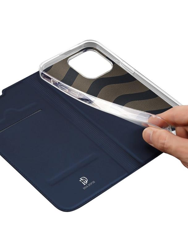 DUX DUCIS kabura SKIN PRO do IPHONE 14 Pro Max niebieska