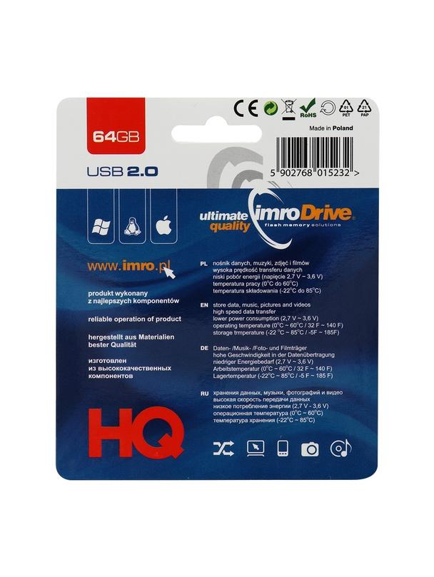 IMRO pendrive BLACK 64GB USB2.0