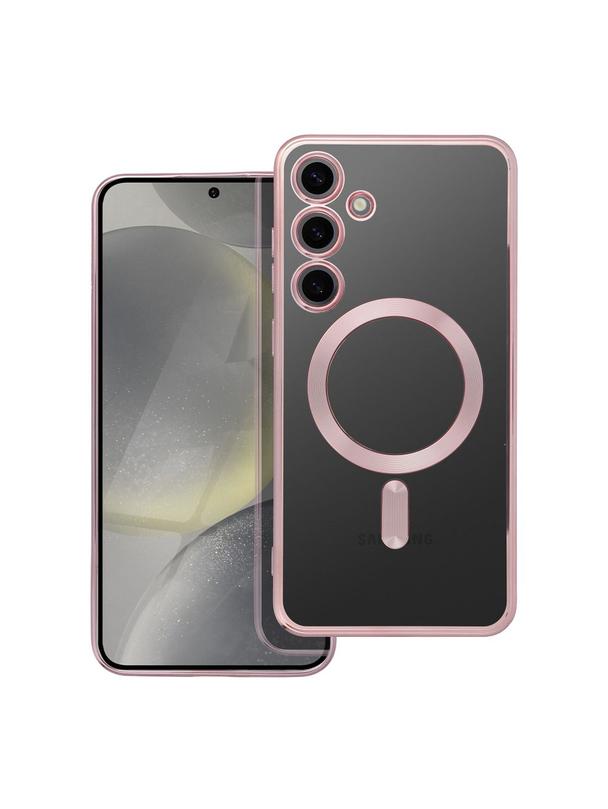 Futerał ELECTRO MAG COVER kompatybilny z MagSafe do SAMSUNG S24 Plus złoty róż