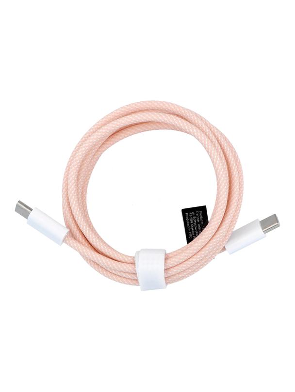 Kabel USB C do USB C PD QC3.0 3A 60W 1,5 m C263 różowy