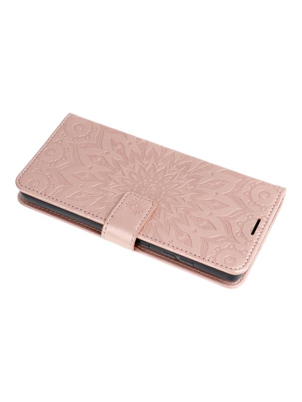 Kabura MEZZO Book do XIAOMI Redmi Note 15 5G mandala złoty róż