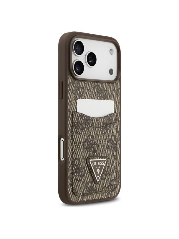 GUESS futerał do IPHONE 17 Pro Max GUHCP17XP4TPW (4G Double Card Triangle) złoty
