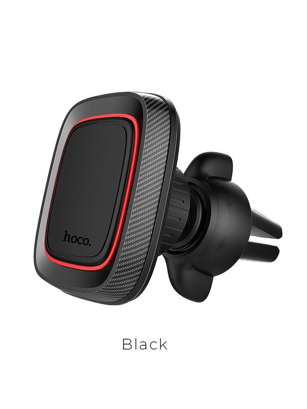 Uchwyt na telefon do samochodu magnetyczny Hoco do kratki CA23 czarny
