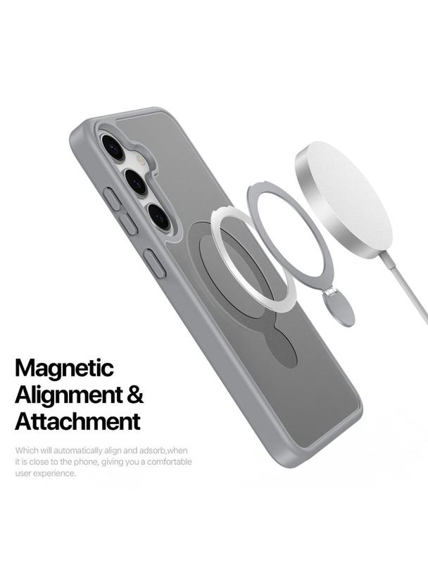 DUX DUCIS futerał YIND kompatybilny z MagSafe do SAMSUNG S25 Plus szary