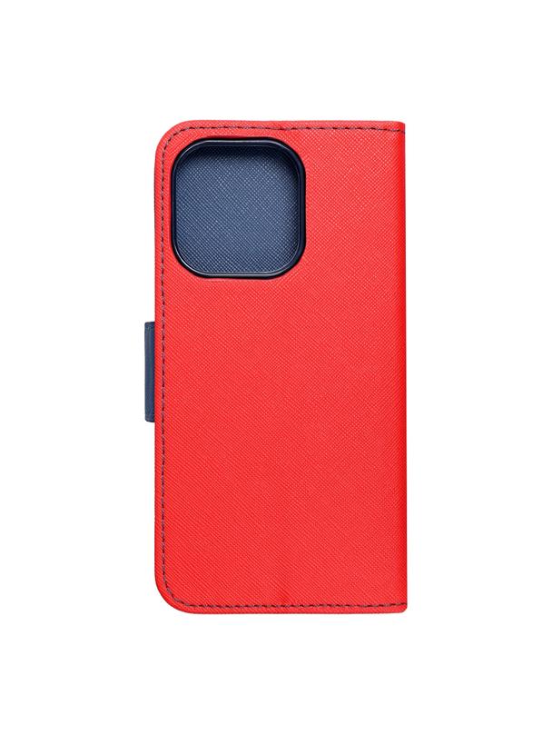 Kabura do IPHONE 14 Pro Fancy Book czerwono granatowy